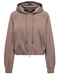 Moncler - Technical Fleece Zip-Up Cardigan - Lyst