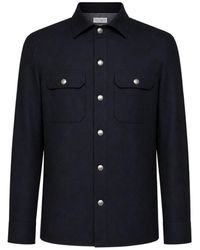 Brunello Cucinelli - Wool Shirt - Lyst