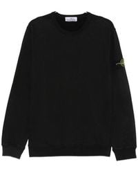 Stone Island - Compass-Patch Sweatshirt - Lyst