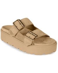 Prada - Suede Leather Sandals - Lyst
