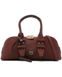 Pinko - Padlock Top-Handles Tote Bag - Lyst