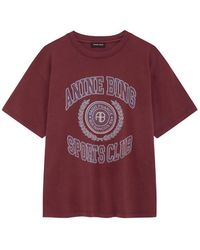 Anine Bing - Cade Tee Collegiate - Lyst