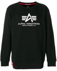Alpha Industries - Logo Patch Sweater - Lyst