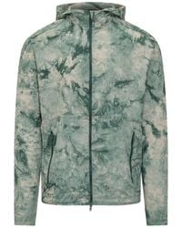 Y-3 - Hooded Print Jacket - Lyst