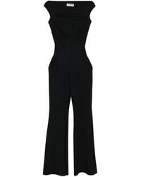 Chiara Boni - Rebecca Off-Shoulder Flared Jumpsuit - Lyst