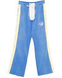 Secnd Slf - Lace-Up Star-Print Track Pants - Lyst