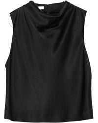Vince - Top Cowl Neck Sleeveless - Lyst