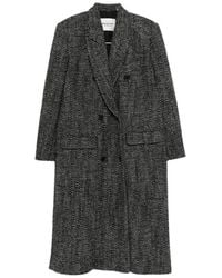 Isabel Marant - Double-Breasted Long-Sleeve Coat - Lyst