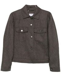 Max Mara - Button-Up Single Breasted Jacket - Lyst