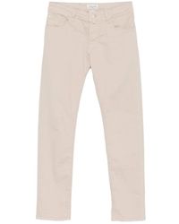 Jacob Cohen - Nick Logo-Patch Slim-Fit Cotton Trousers - Lyst