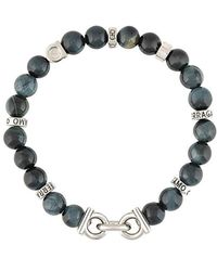 Ferragamo - Semi-Precious Stone And Gancini Bracelet - Lyst