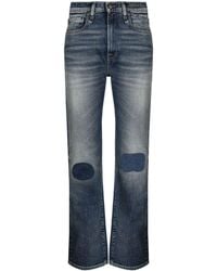 R13 - High-waisted Slim-cut Jeans - Lyst