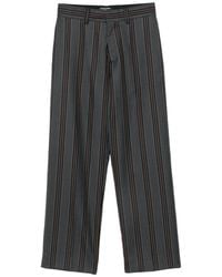 Enfants Riches Deprimes - Vertical-Stripe Straight-Leg Trousers - Lyst