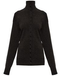 Lemaire - Button-Up Wool Cardigan - Lyst