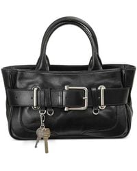 OSOI - Mini Brocle Buckled Leather Tote Bag - Lyst