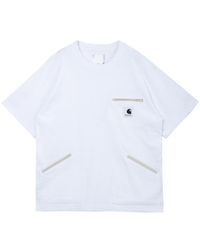 SACAI X CARHARTT WIP - X Carhartt Wip Cotton T-Shirt - Lyst