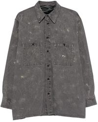 MM6 by Maison Margiela - Distressed Denim Jacket - Lyst