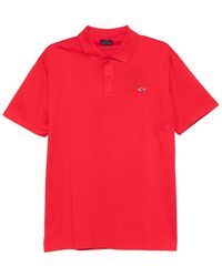 Paul & Shark - Short-Sleeve Logo-Detail Polo Shirt - Lyst