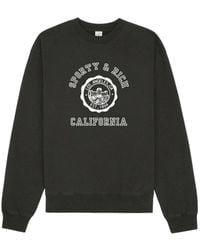 Sporty & Rich - Crew Neck Sweater Cotton - Lyst