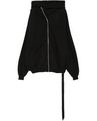 Rick Owens - Mountain Hun Asymmetric Zip-Up Hoodie - Lyst