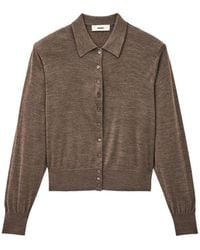 Ba&sh - Boston Button-Up Collared Cardigan - Lyst