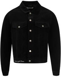 MIDNIGHT RODEO - Velour Shirt Jacket - Lyst