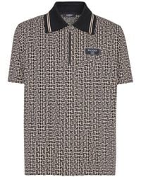 Balmain - Polo With Monogram - Lyst