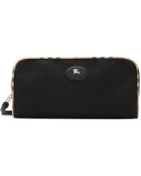 Burberry - Large Check Trim Travel Pouch - Lyst
