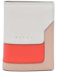 Marni - Embossed-Logo Bi-Fold Wallet - Lyst