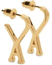 Ami Paris - Logo Earrings - Lyst