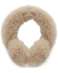 Yves Salomon - Lamb-Shearling Earmuffs - Lyst