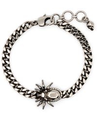 Alexander McQueen - Spider-Appliqué Chain Bracelet - Lyst