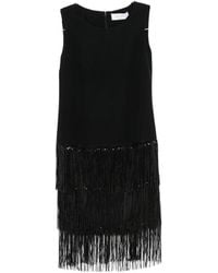 DE SANTIS - Sequin-Embellished Fringed Midi Dress - Lyst