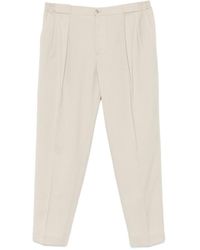 BRIGLIA - Pleated Wool-Blend Trousers - Lyst
