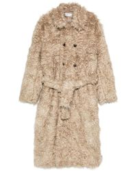 Ernest W. Baker - Double-Breasted Belted Coat - Lyst