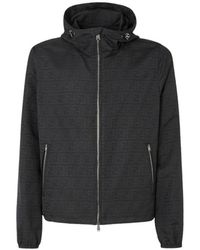 Fendi - Ff Zucca Jacquard Nylon Blouson - Lyst