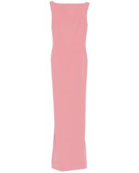 Solace London The Irma Maxi Dress in Blue | Lyst