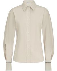 Brunello Cucinelli - Neutrals Tops - Lyst
