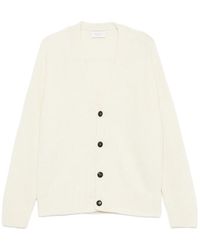 Diana Studio - Ribbed-Knit V-Neck Cardigan - Lyst
