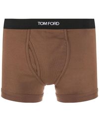 Tom Ford - Logo-waistband Stretch-cotton Boxers - Lyst