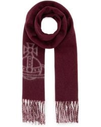 Vivienne Westwood - Orb-Motif Fringed Scarf - Lyst