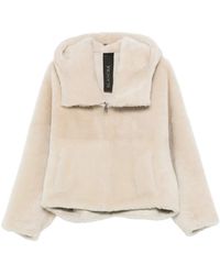 Blancha - Hooded Shearling Jacket - Lyst