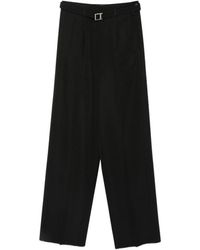 The Seafarer - Belted Wide-Leg Trousers - Lyst