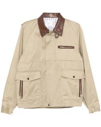 Sacai - Neutrals Jackets - Lyst