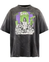 SAINT Mxxxxxx - Love Sick Graphic-Print T-Shirt - Lyst