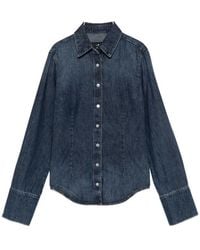 7 For All Mankind - Button-Up Denim Shirt - Lyst