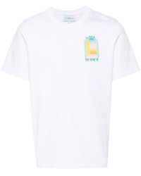 Casablancabrand - L'Arche De Jour Cotton T-Shirt - Lyst