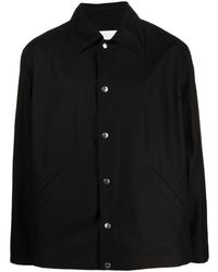 Jil Sander - Logo-print Shirt Jacket - Lyst
