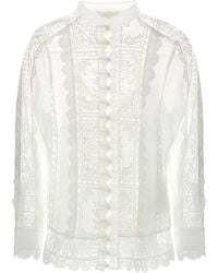 Zimmermann - Neutrals Tops - Lyst