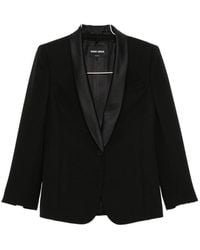 Giorgio Armani - Satin-Lapel Single-Breasted Jacket - Lyst